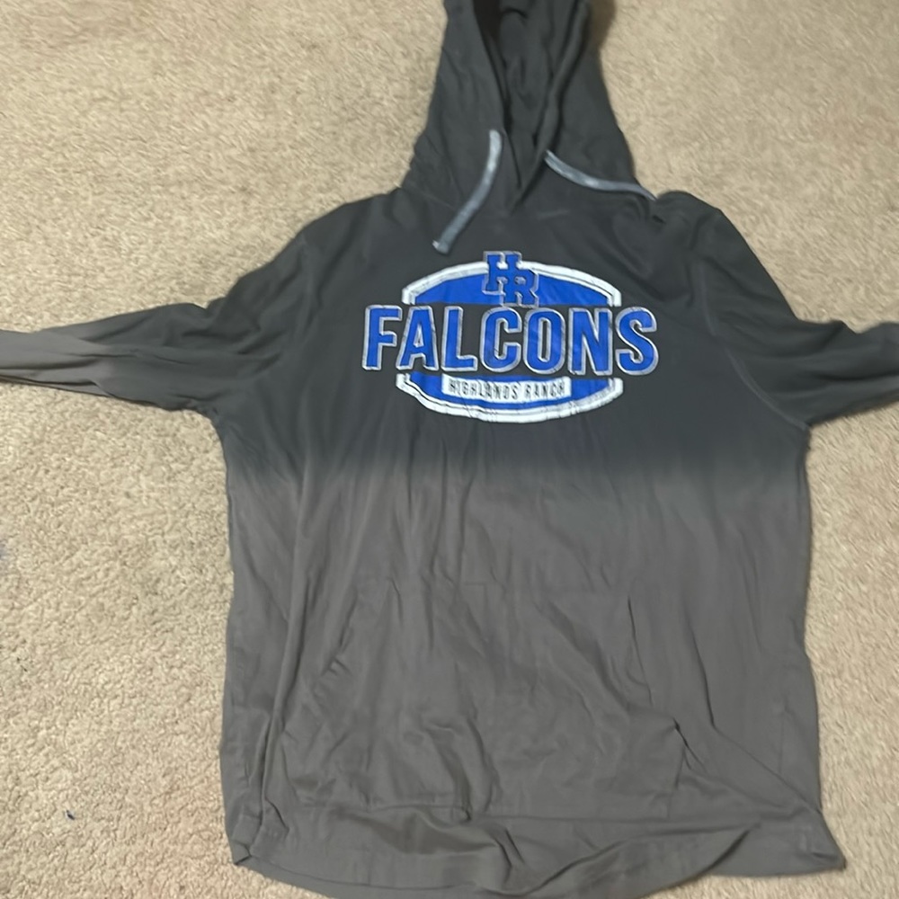 Long sleeve hooded shirt that is comfy for laying around